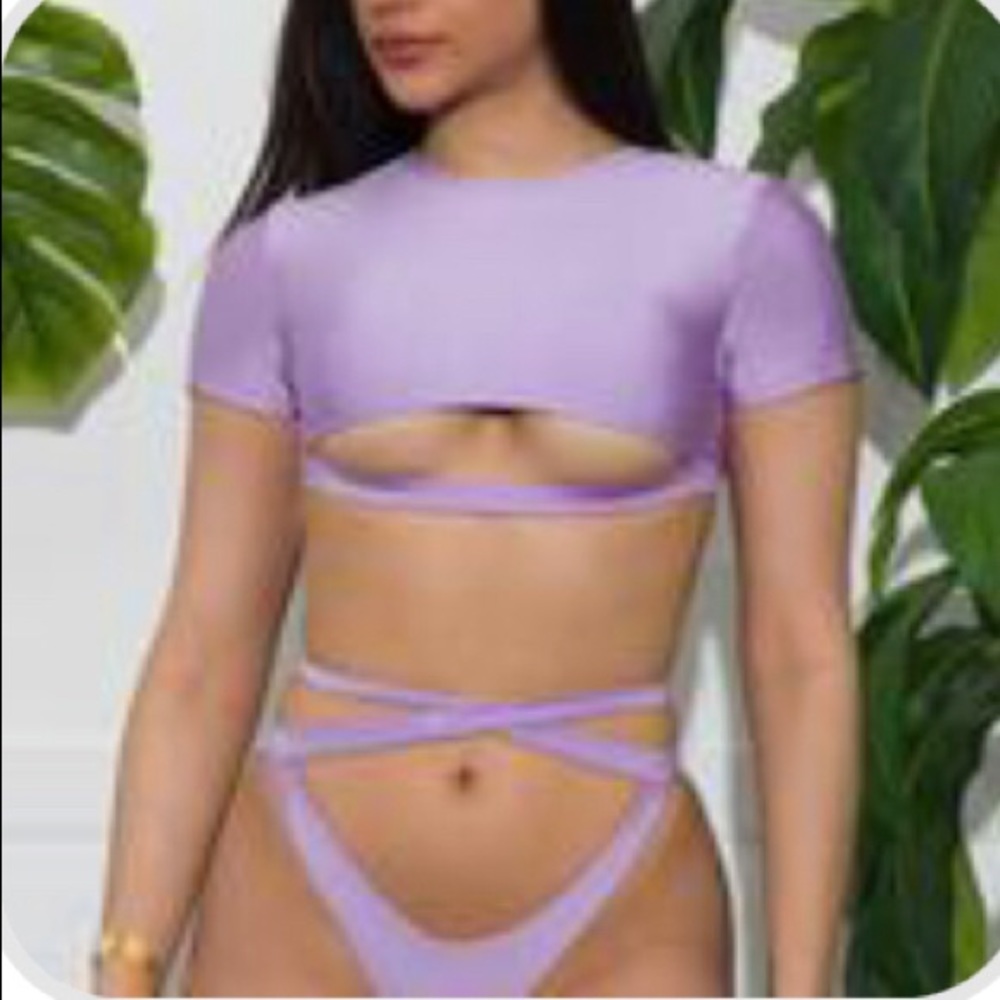 Fashion Effect Store Lavender Capri 2 Piece
